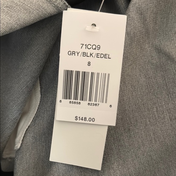 French Connection Black Sheath Dress with Bateau Neckline - Picture 3 of 3